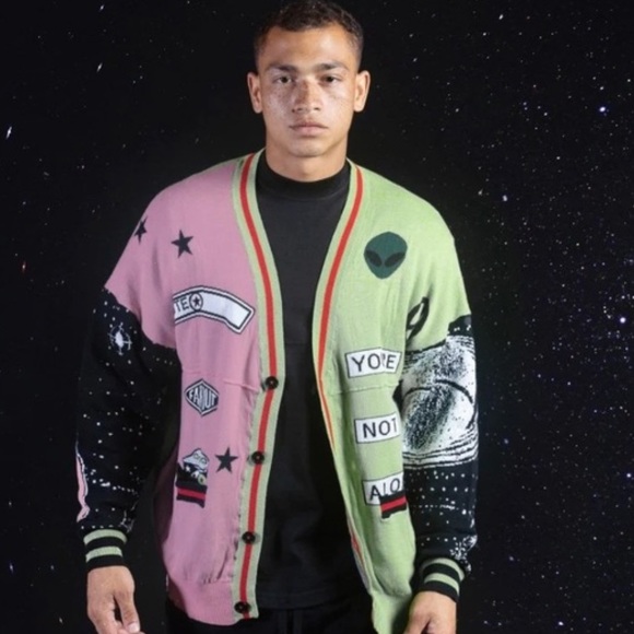 Spirit Jersey Out of this World Sweater Cardigan NWOT - Picture 3 of 8